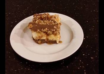 Fresh, Serving Recipe Caramel Coconut Cheesecake Bars Delicious Nutritious