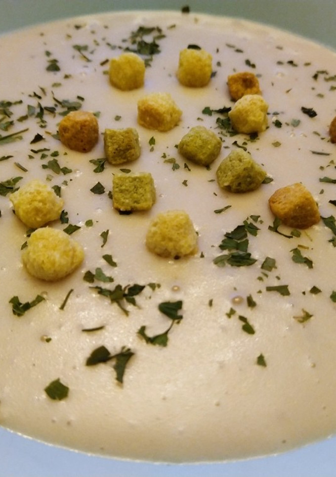 Una foto de Crema de patata