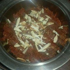 A picture of Gazar ka halwa.