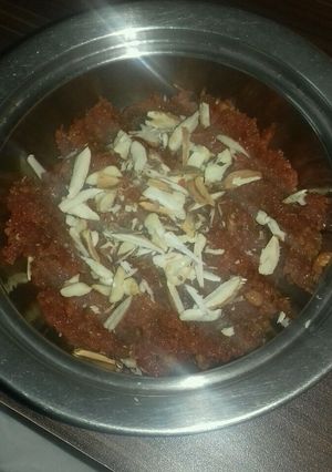 A picture of Gazar ka halwa.