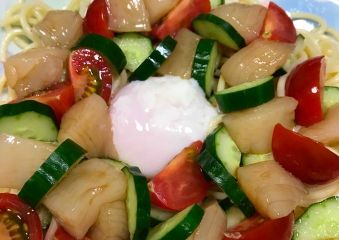 Recipe of Super Quick Homemade Rye bay scallops pasta salad