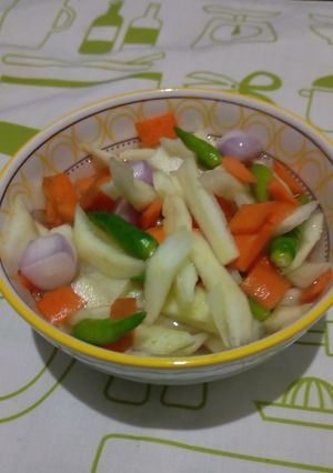 Foto resep Acar kulit semangka dan kulit wortel