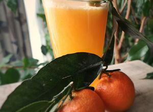 Una foto de Zumo especial de Mandarina