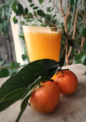 Una foto de Zumo especial de Mandarina
