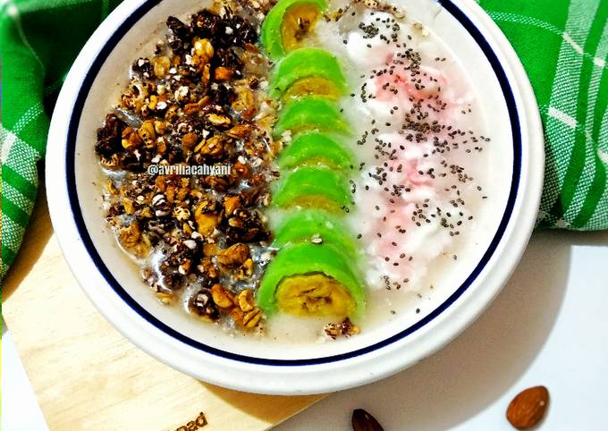 Resep Es Pisang Ijo Topping Granola Oleh Avrilia Cahyani Cookpad 