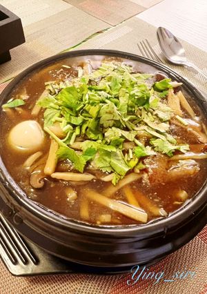 A picture of Fish Maw Soup (Pork Rinds) 🐷.