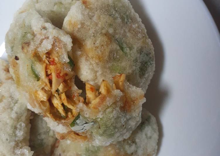 Resep @ENAK Cireng Isi Ayam Suwir Pedas resep masakan rumahan yummy app