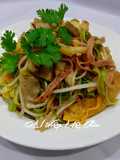 Mì rau củ xào nấm chay