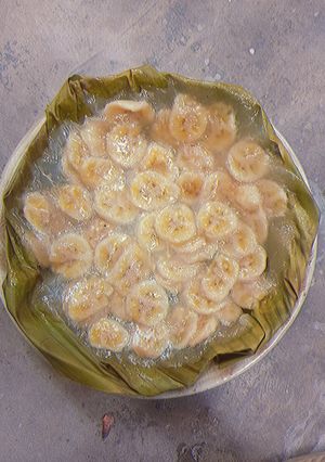 Hình của món Bánh chuối hấp.