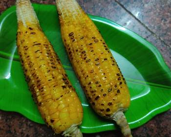 Easy Cooking Recipe Baked and roasted sweet corn Delicious Steady