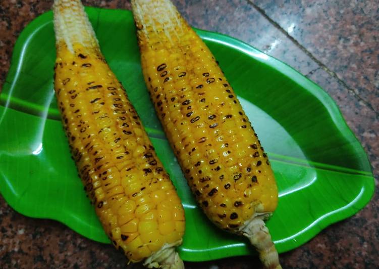 Baked and roasted sweet corn