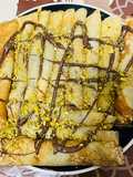 طبق من الحلو بان كيك بالنوتيلا