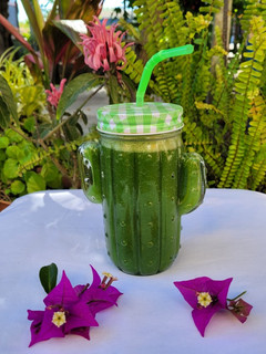 Una foto de Batido pepino-apio-manzana