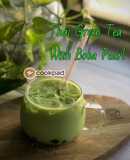 Thai Green Tea With Boba Pearl