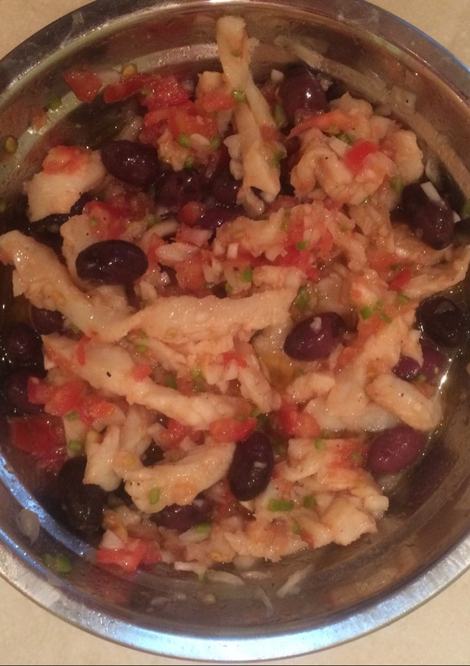 Una foto de Esquaixada de bacalao
