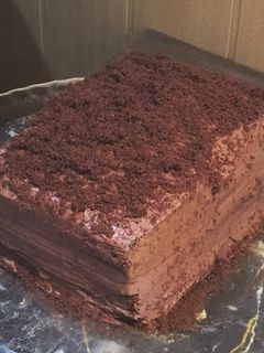عکسی از دستور کیک شکلاتی به سبک قنادی بیبی 🍫