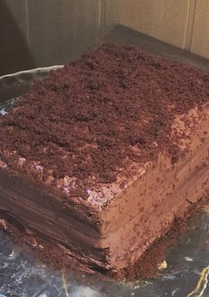 عکسی از دستور کیک شکلاتی به سبک قنادی بی‌بی 🍫