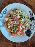 Ensalada de garbanzos con lapa