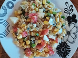 Ensalada de garbanzos con lapa