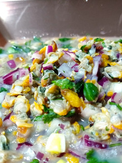 Una foto de Ceviche de berberechos