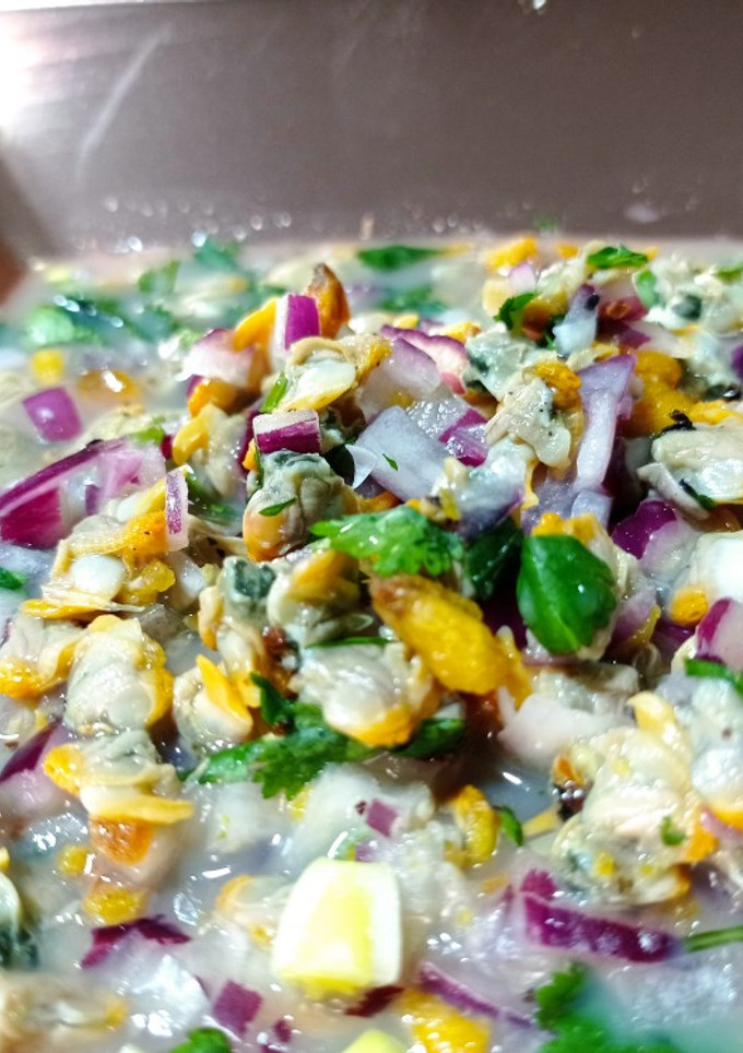 Una foto de Ceviche de berberechos