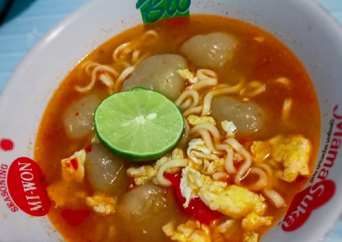 Resep Cilok Goang Pedas Cilok Kuah Segar Topping Mie Oleh Dapurisn