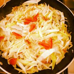 A picture of Lemon garlic sauteed cabbage.