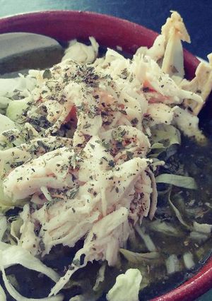 Una foto de Pozole Verde