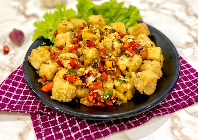 Yuk intip, Resep buat Tahu Cabe Garam Kriuk2 Pedas 🌶🧄🌶  nagih banget