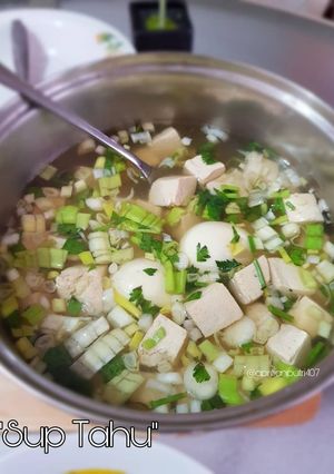 Foto resep Sup Tahu (tanpa bawang)
