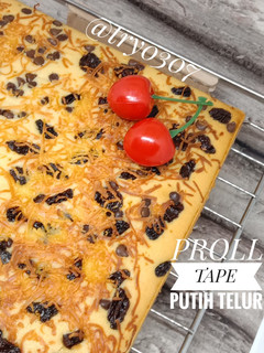Foto resep Proll tape putih telur
