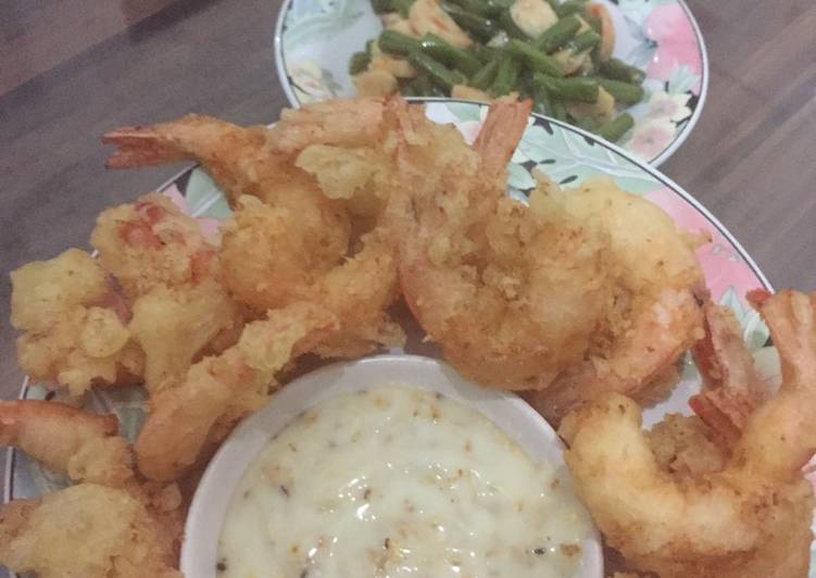 Resep Udang tempura mayonaise yang Lezat Sekali