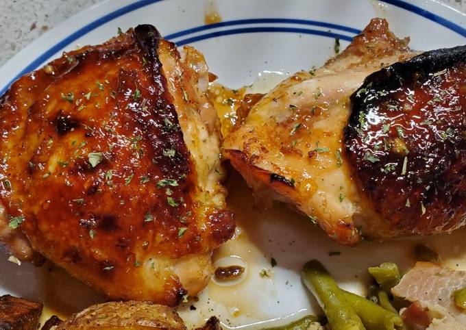 Recipe of Super Quick Homemade Honey Soy Chicken Thighs