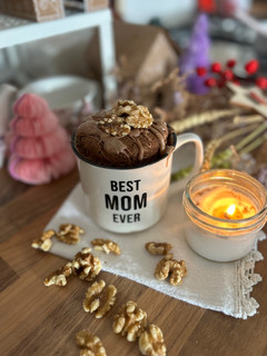 Una foto de Mug cake de nocilla