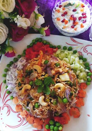 A picture of Biryani.