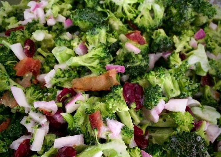 Simple Way to Cook Ultimate Broccoli Bacon Salad
