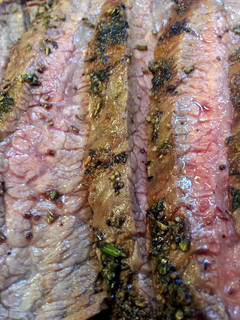 A picture of Herb Grilled Flank Steak.