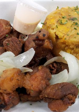 A picture of Elisa's Mofongo.