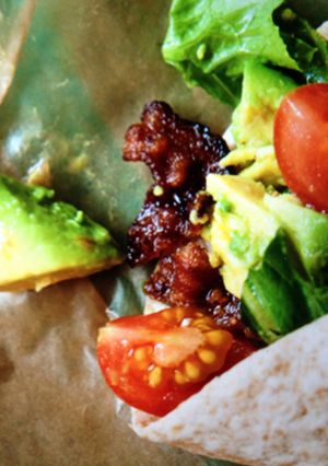 A picture of BLTA Wraps.
