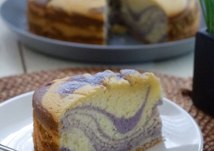 Resep Cake Taro Putih Telur yang Menggugah Selera