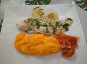 Una foto de filete de merluza