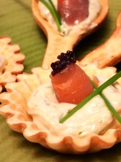 Una foto de Canapés de paté de anchoas