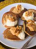 Keto - Hotcakes o mini Panqueques de Coco con Dulce de Leche Keto