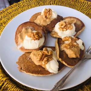 Keto - Hotcakes o mini Panqueques de Coco con Dulce de Leche Keto