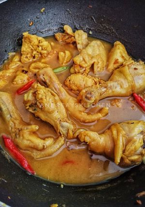 Foto resep Ayam Asam Garam (Ayam Masak Kunyit)