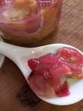 Mostaza de uvas y cebolla morada
