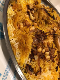 صورة لوصفة رز برياني بالدجاج