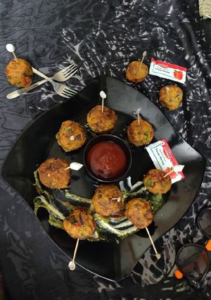 A picture of Potato bread poppers.