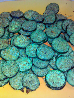 A picture of Brenda's Zucchini Parmesan Crisps.