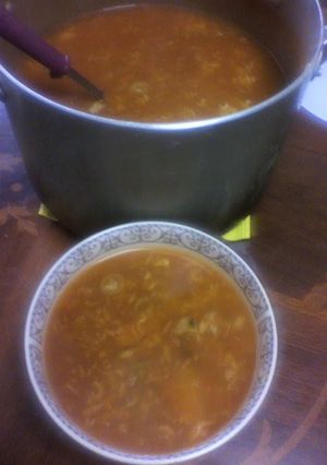 A picture of Korean-Style Soup for a 1-Day Fast.